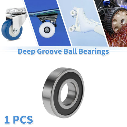 Deep Groove Ball Bearings 45x100x25mm 1 Pcs Silver Tone for Make Model