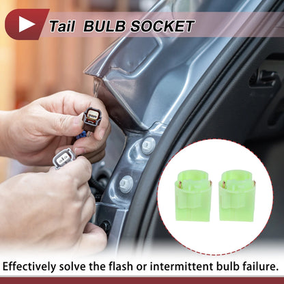 2 x Taillight Socket for BMW E30 E34 3 5 7 Series (1982-1994)