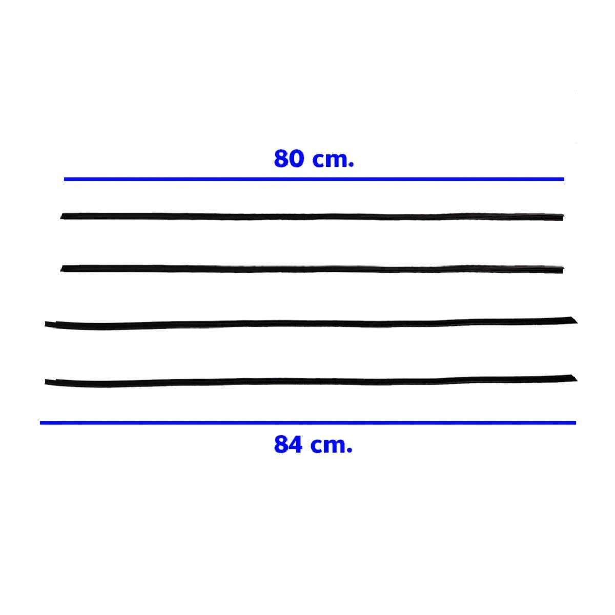 Weatherstrip Door Belt Out+In Set 4 Fits Datsun Sunny KB110 2D Coupe 70-73 D06