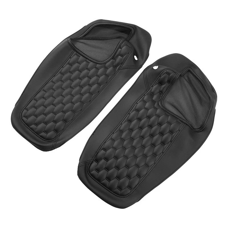 Saddlebag Lid Speaker Cutout Covers for Harley Road King Street Glide (14-23)