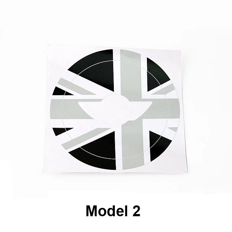 Union Jack Car Steering Wheel Sticker Logo Decal Fit For Mini Cooper F55 F56 F60