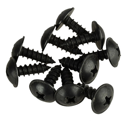 10 x Black Fender Liner Bracket Screws for Hyundai Kia