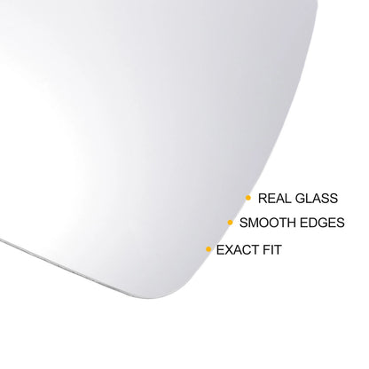 Left Side White Mirror Glass for Hyundai Accent (2018-2020)