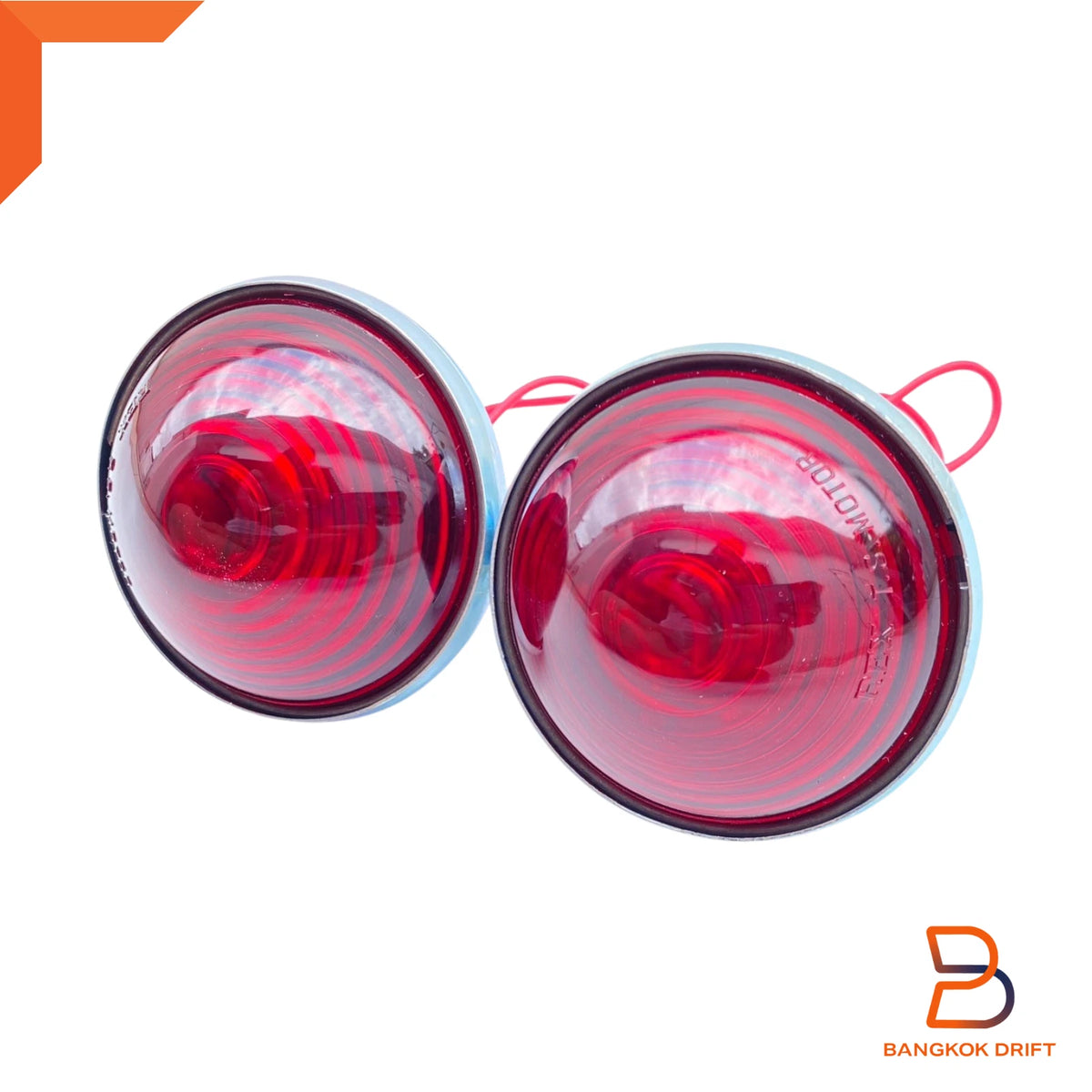 Red Lens Turn Signal Parking Light for Willys Jeep CJ (1945-1975)