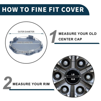 Wheel Center Caps 150mm for Infiniti Silver Tone Plastic