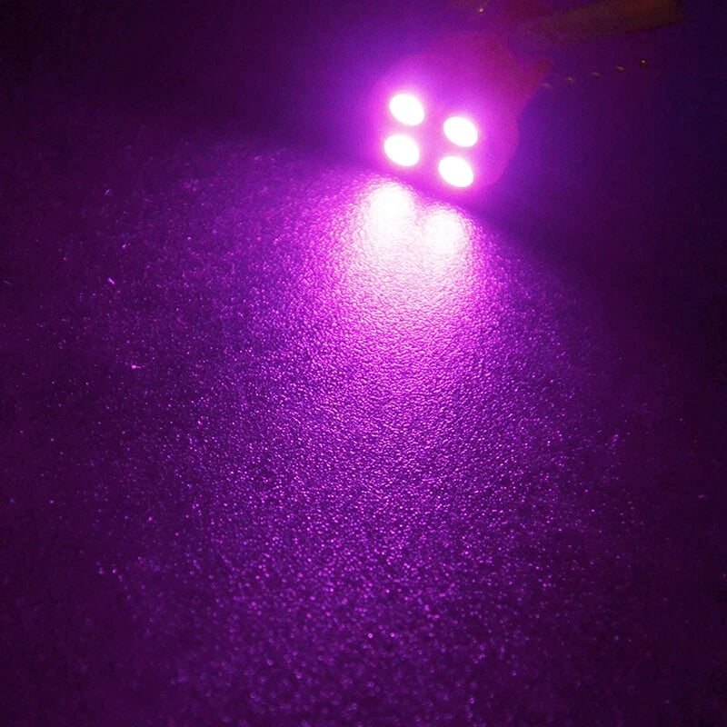 10 x Pink Car Interior LED Light Bulbs for Dome License Plate Lamp 12V