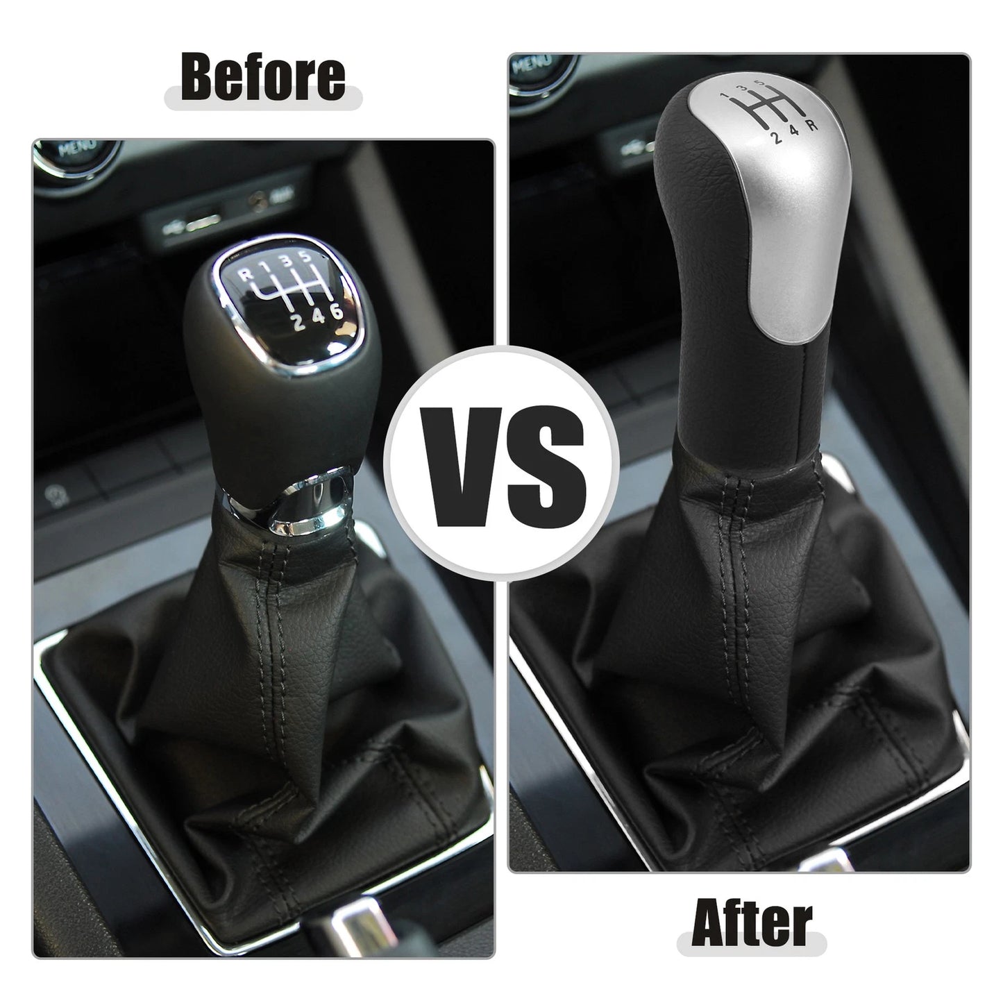 5 Speed Manual Gear Shift Knob for Ford Fiesta, Fusion (2009-2023)