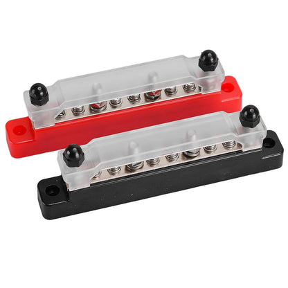 Red & Black Power Distribution Terminal Block for Automotive Car & Boat