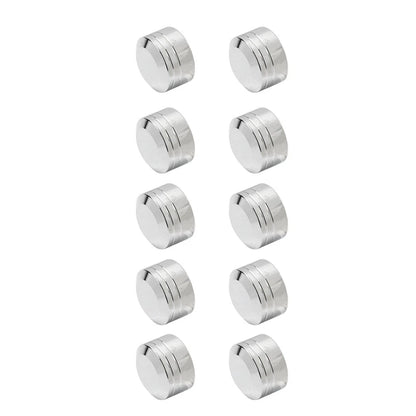 10 x Chrome Engine Bolt Topper Caps Covers for Harley Dyna Softail