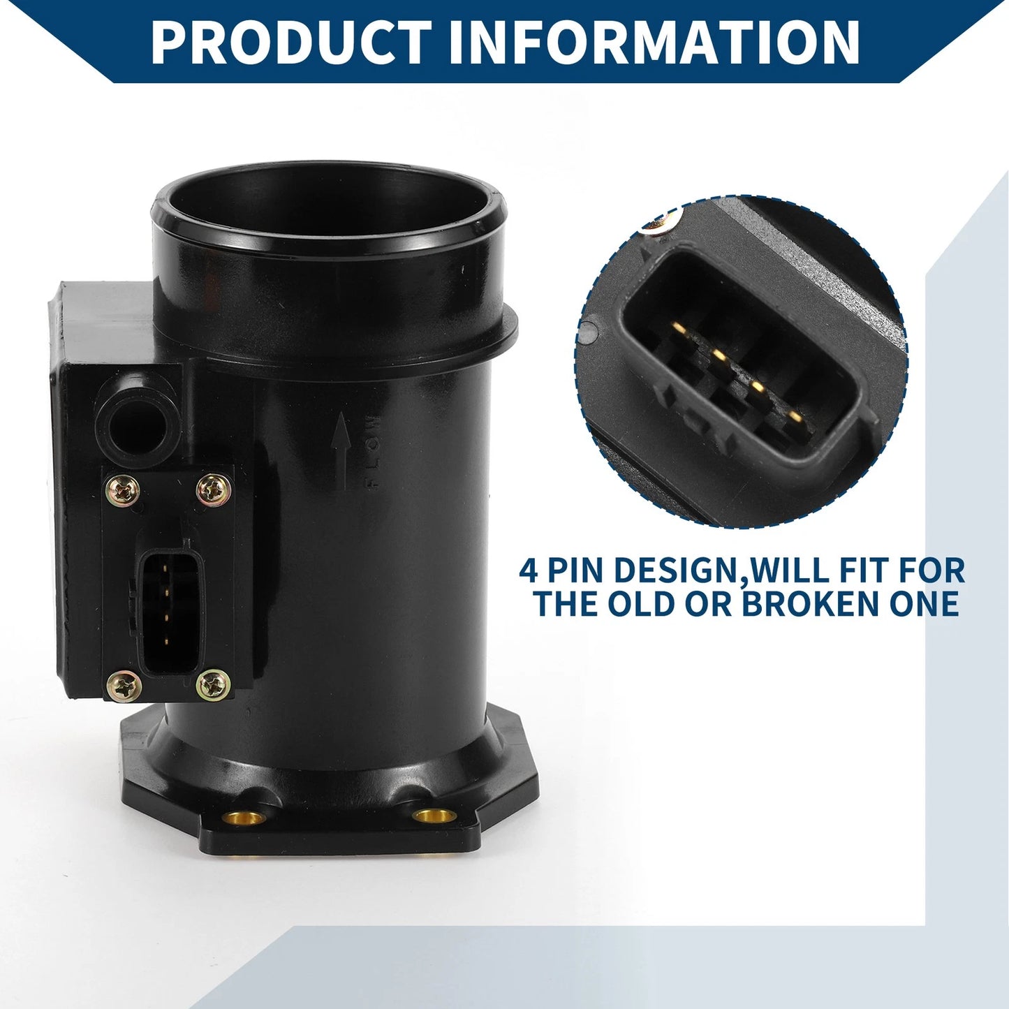 Mass Air Flow Sensor for Nissan 200SX Sentra (1995)
