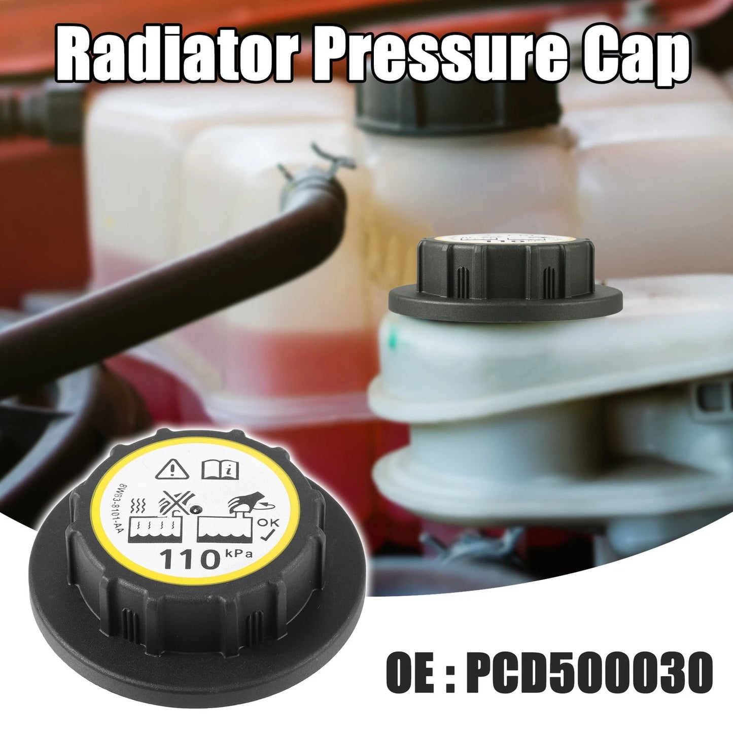 Radiator Pressure Coolant Reservoir Overflow Tank Cap for Land Rover (All)