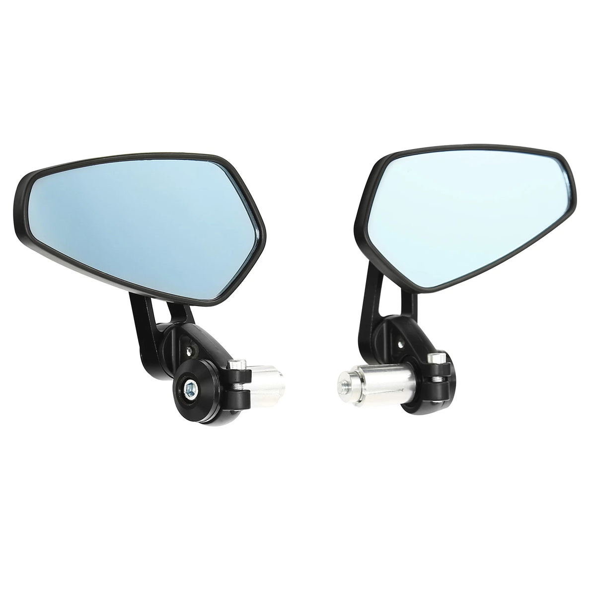 7/8" Handlebar Bar End Rear-View Mirrors for Honda Yamaha Suzuki BMW