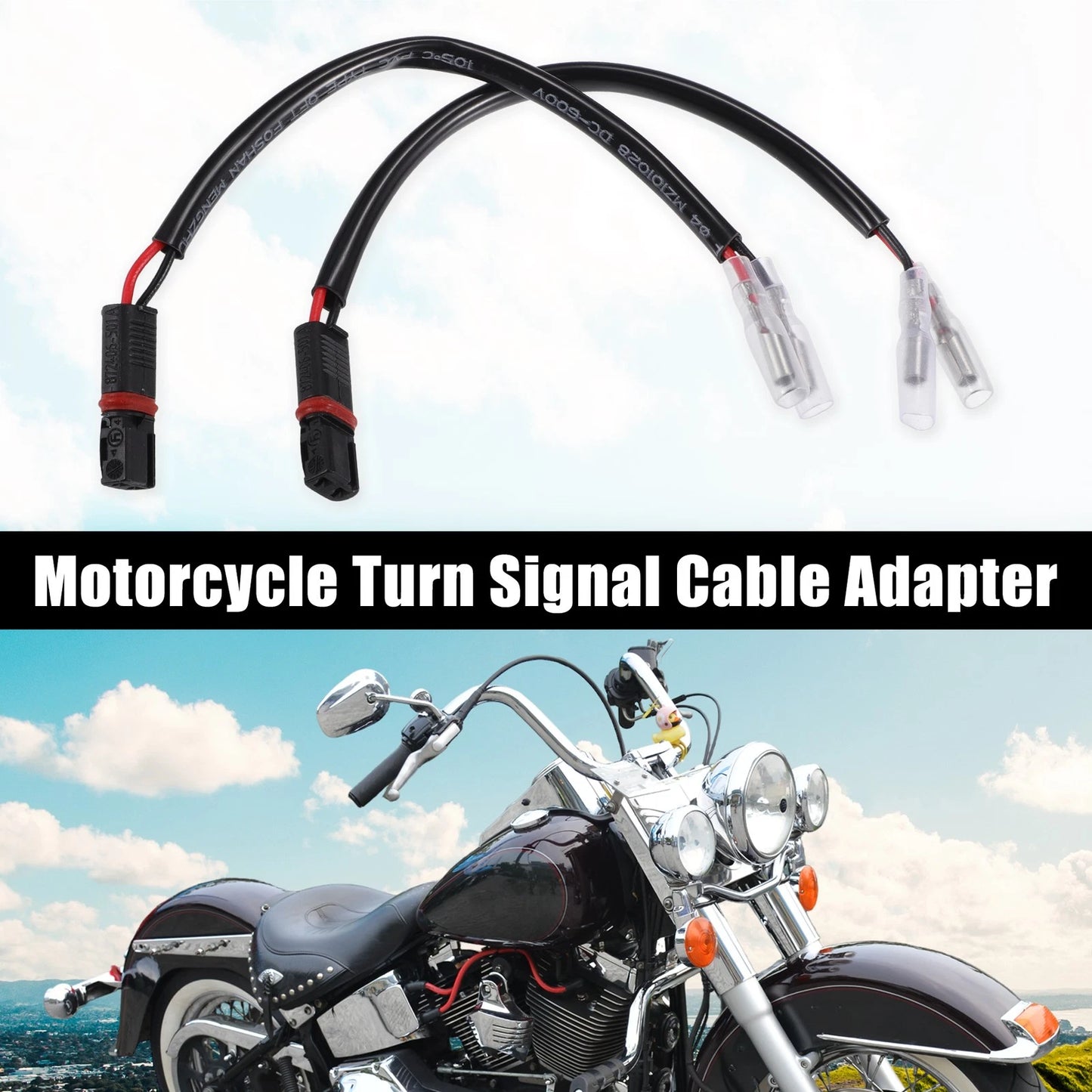 2 x Turn Signal Cable Wiring Adapters for BMW S1000 XR