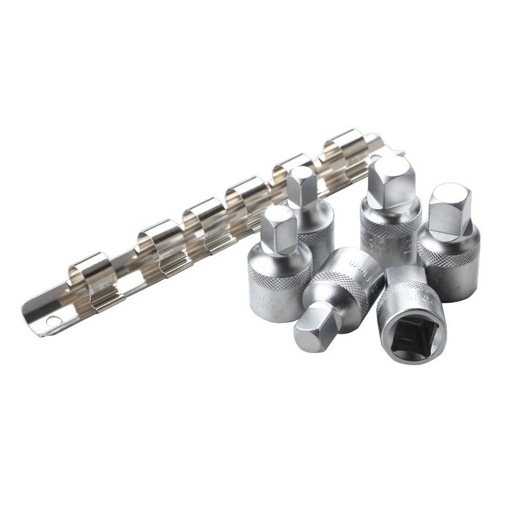 Square Drive Oil Pan Socket Wrench 6PC Set for Vehicle Engine Maintenance