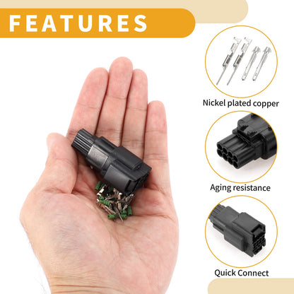8 Pin Front Headlight Connector Plug for Honda