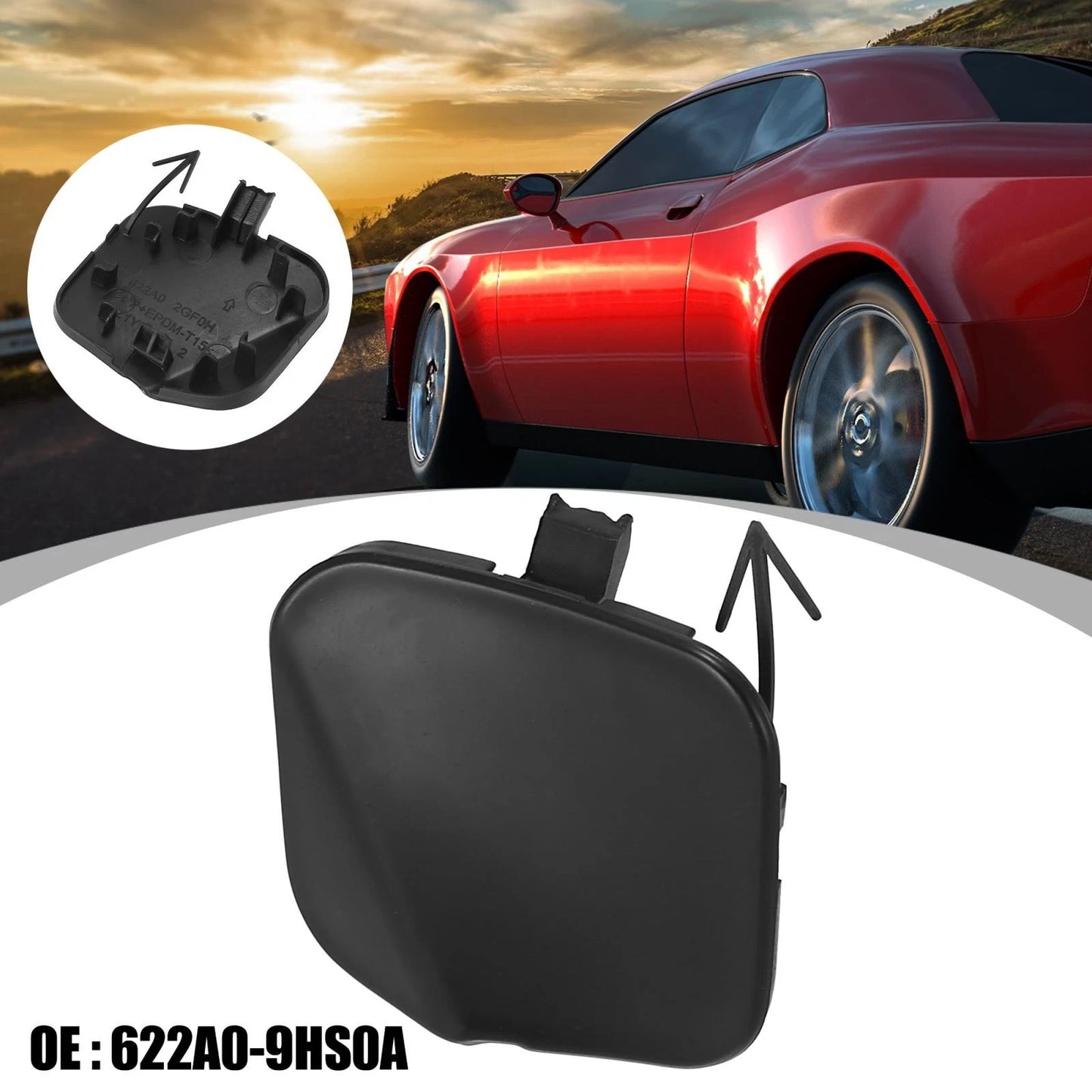 Front Right Tow Hook Cover for Nissan Altima (2016-2018)