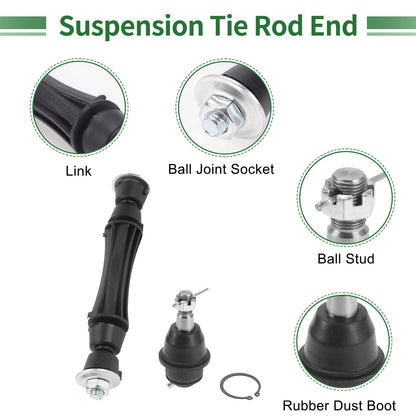 4 x Front Suspension Kit Sway Bar Links & Lower Ball Joints for Chevrolet Tahoe