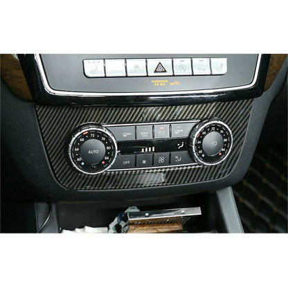 Carbon Fiber Center AC Switch Panel Cover for Benz ML GL GLE GLS (2012-2020)