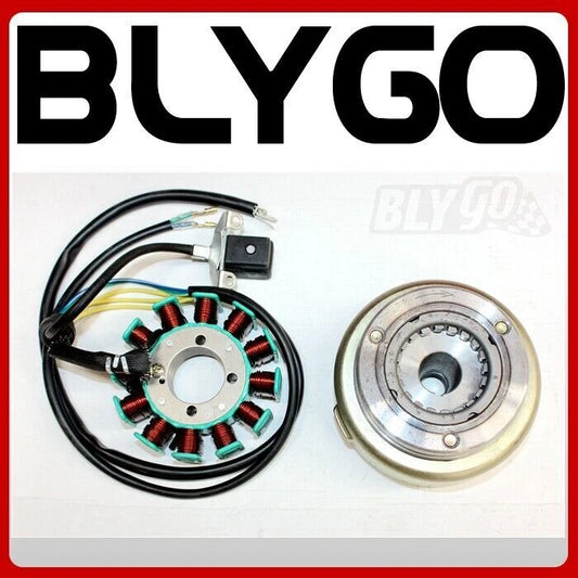 12 Pole Magneto Stator for 200cc 250cc PIT Quad Dirt Bike ATV