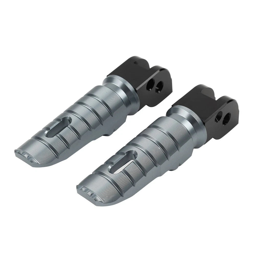 Passenger Rear Footrests for Ducati Multistrada 1200 2010-2017 & 1260 Gray