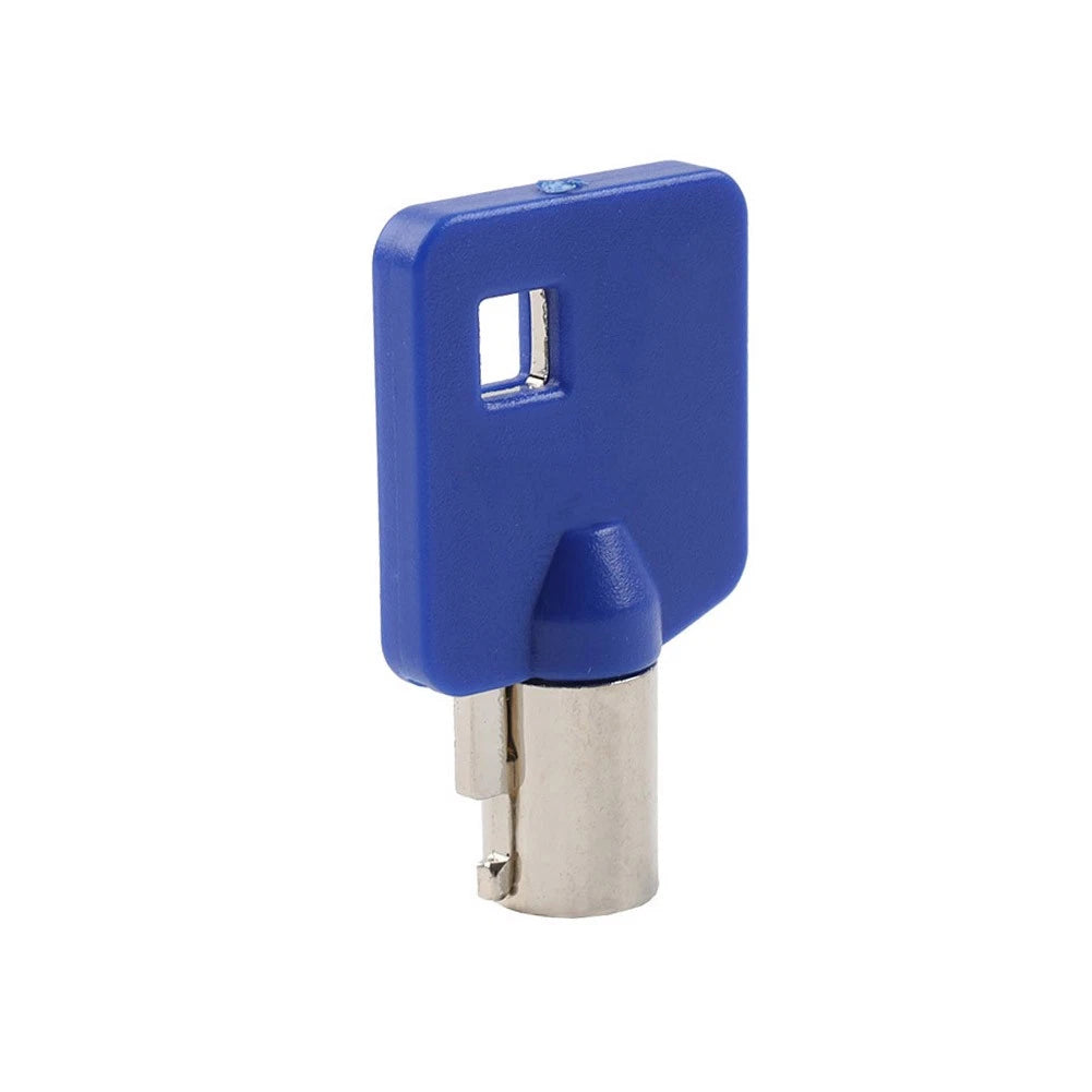 Blue Uncut Blade Blank Key for Harley Touring, Dyna, Softail, V-Rod