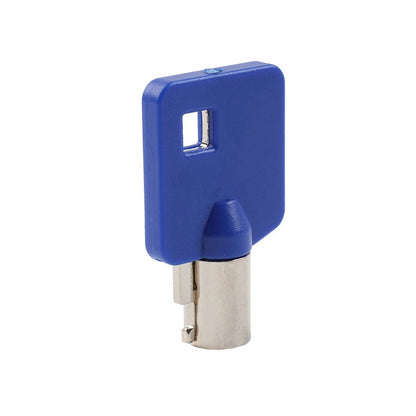 Blue Uncut Blade Blank Key for Harley Touring, Dyna, Softail, V-Rod
