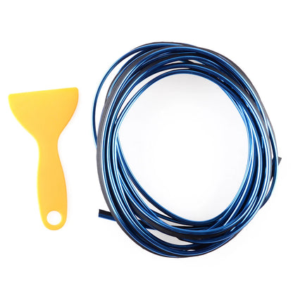 Blue Point Edge Gap Door Panel Molding Line Accessories for Car Interior Decor