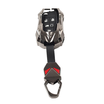 Silver Keyless Entry Remote Fob Cover for Chevrolet Cruze (2011-2016)
