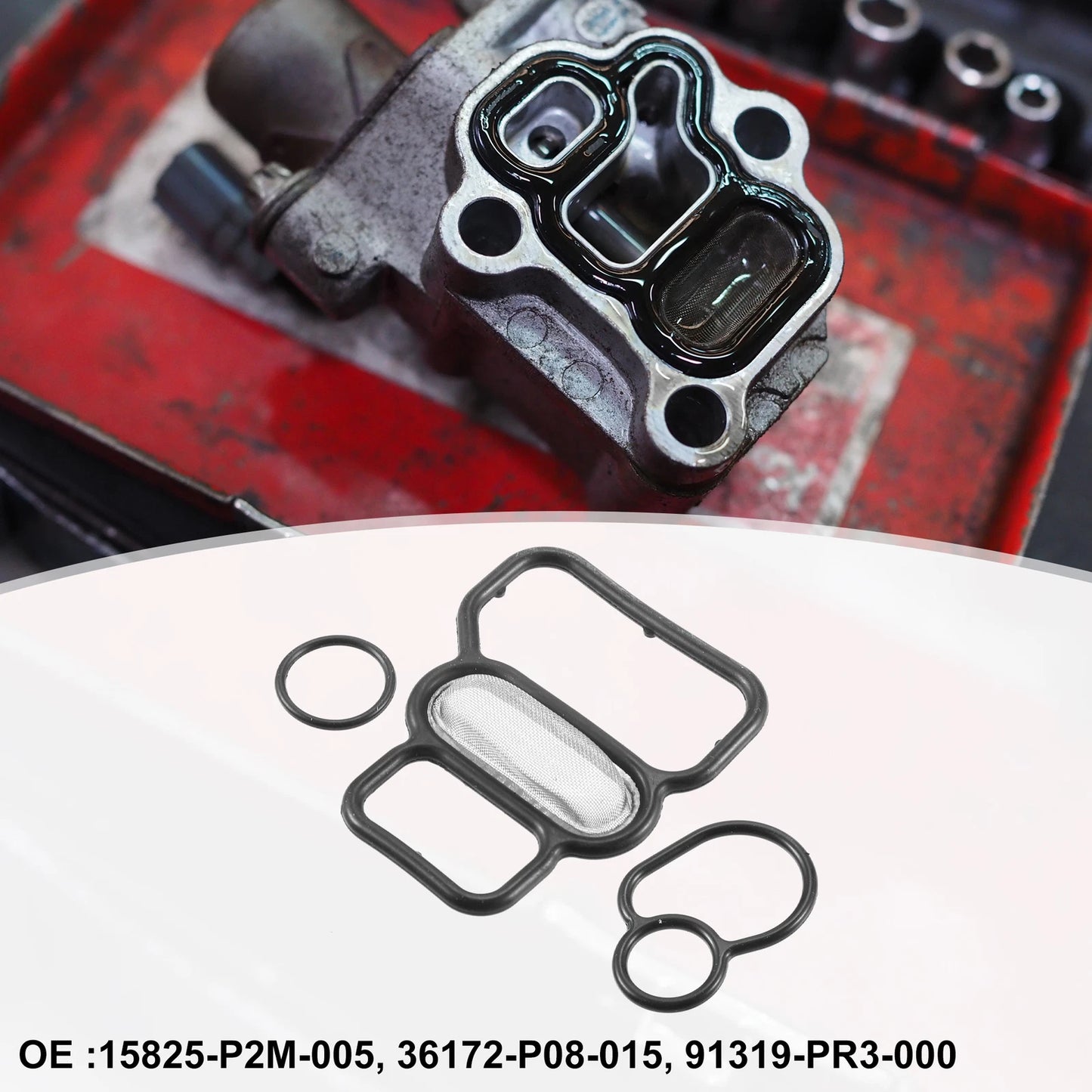 VTEC Solenoid Gasket Spool Valve Filter for Honda