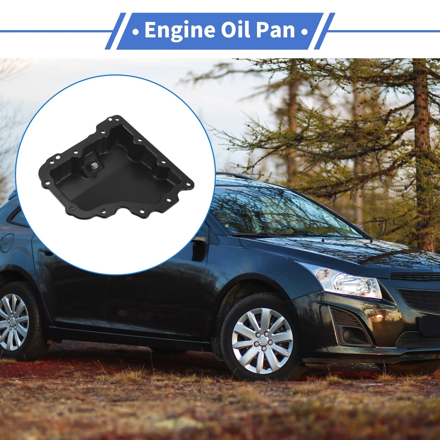 Engine Oil Pan 1 Pcs for Chevrolet Cruze (2016 - 2018)