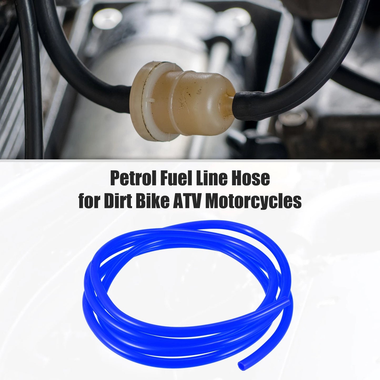 Fuel Vent Line Hose 0.31'' x 7ft Blue for Motorcycle Dirt Bike