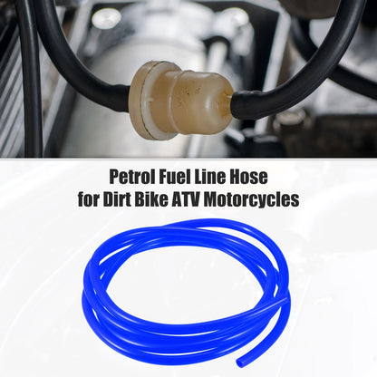 Fuel Vent Line Hose 0.31'' x 7ft Blue for Motorcycle Dirt Bike