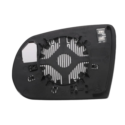 Left Right White Mirror Glass Pair w/ Back Heated for Jeep Cherokee Compass