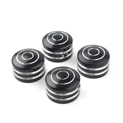4 x Black Head Bolt Covers for Harley Sportster 883 XL (1986-2017) & Twin Cam (1999-2017)