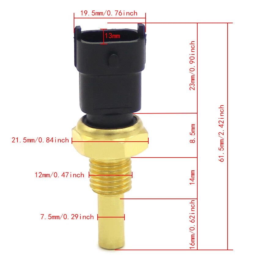 Radiator Fan Thermo Switch for Polaris ACE 570, RZR 4 900, RZR XP 1000, RZR 800 (2014-2021)