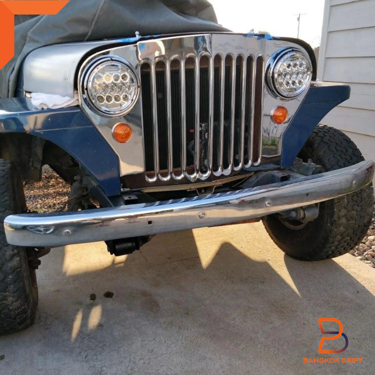 Red Lens Turn Signal Parking Light for Willys Jeep CJ (1945-1975)