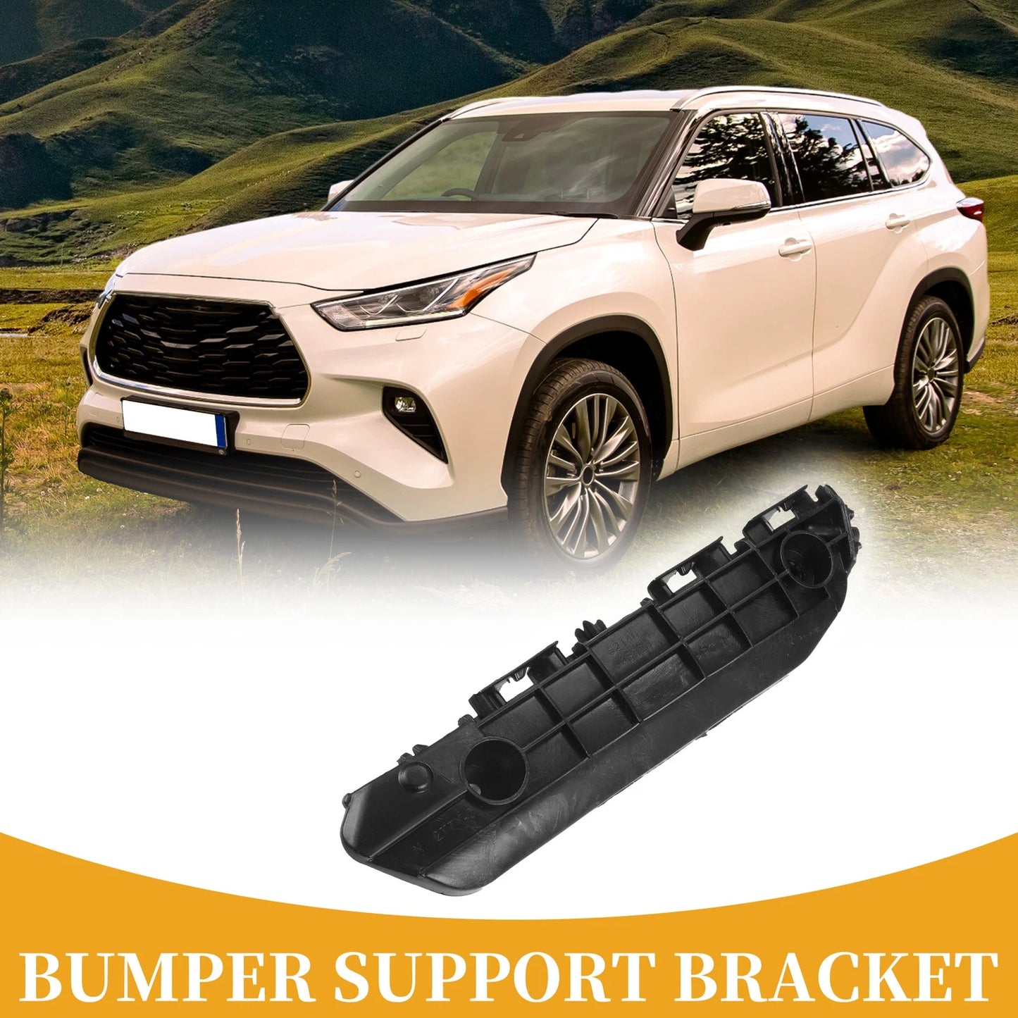 LH Front Bumper Support Bracket for Toyota Highlander (2008-2010) 1 Pc