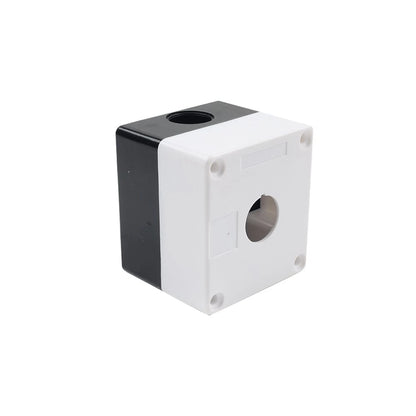 22mm Push Button Switch Box for Control Station - White & Black