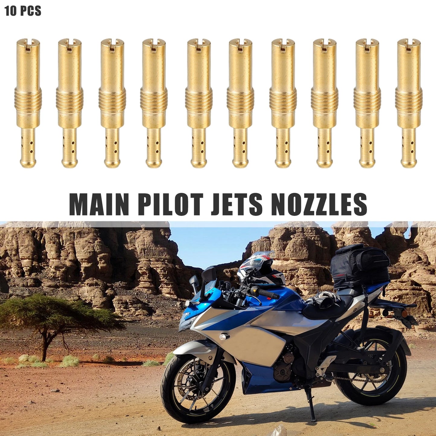 Universal Pilot Jets Nozzles 32 35 38 40 42 45 48 50 52 55 10pcs