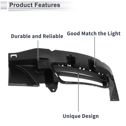 1 Pc Front Right Fog Light Grill for Dodge Charger (2015-2016)
