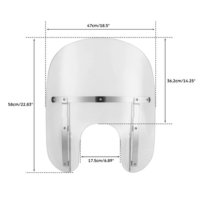 Windscreen Bracket for Harley Sportster XL883 1200 (1988-2022)
