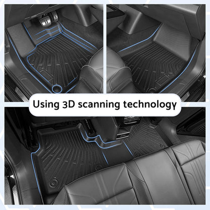 3D All-Weather Carpet Floor Mats Set for Toyota HiAce (2005-2018)