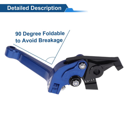 Adjustable Brake Clutch Levers  Solid Blue for Honda X11 (1999-2002)
