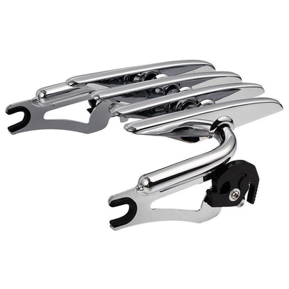 Detachable Sissy Bar Backrest Stealth Luggage Rack for Harley Touring