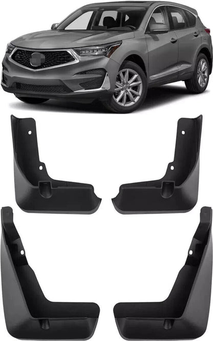 4PCS Front & Rear Splash Guards Mud Flaps Fender for Acura RDX (2019–2024)