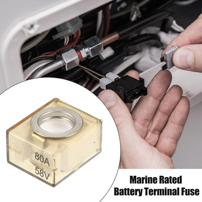 Fuse Terminal 80A Waterproof for Marine Battery 58V