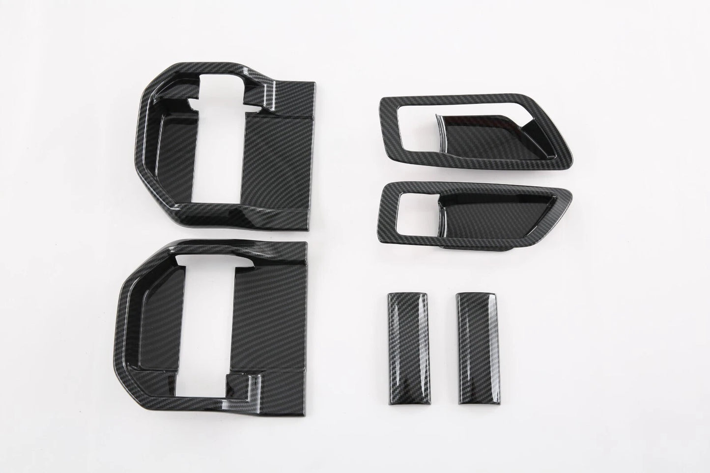 Carbon Fiber Door Handle Bowl Inner Cover Trim for Toyota Sienna (2021-2023)