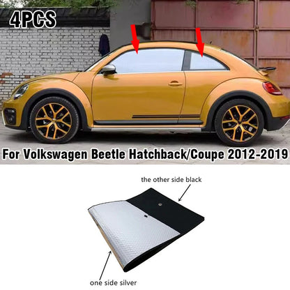 Sunshade 4pcs Side Windows Sunshade for Volkswagen Beetle (2012–2019)