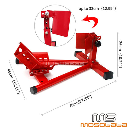 Heavy Duty Front Motorcycle Wheel Chock Stand for 15-20" Tire (15-20)