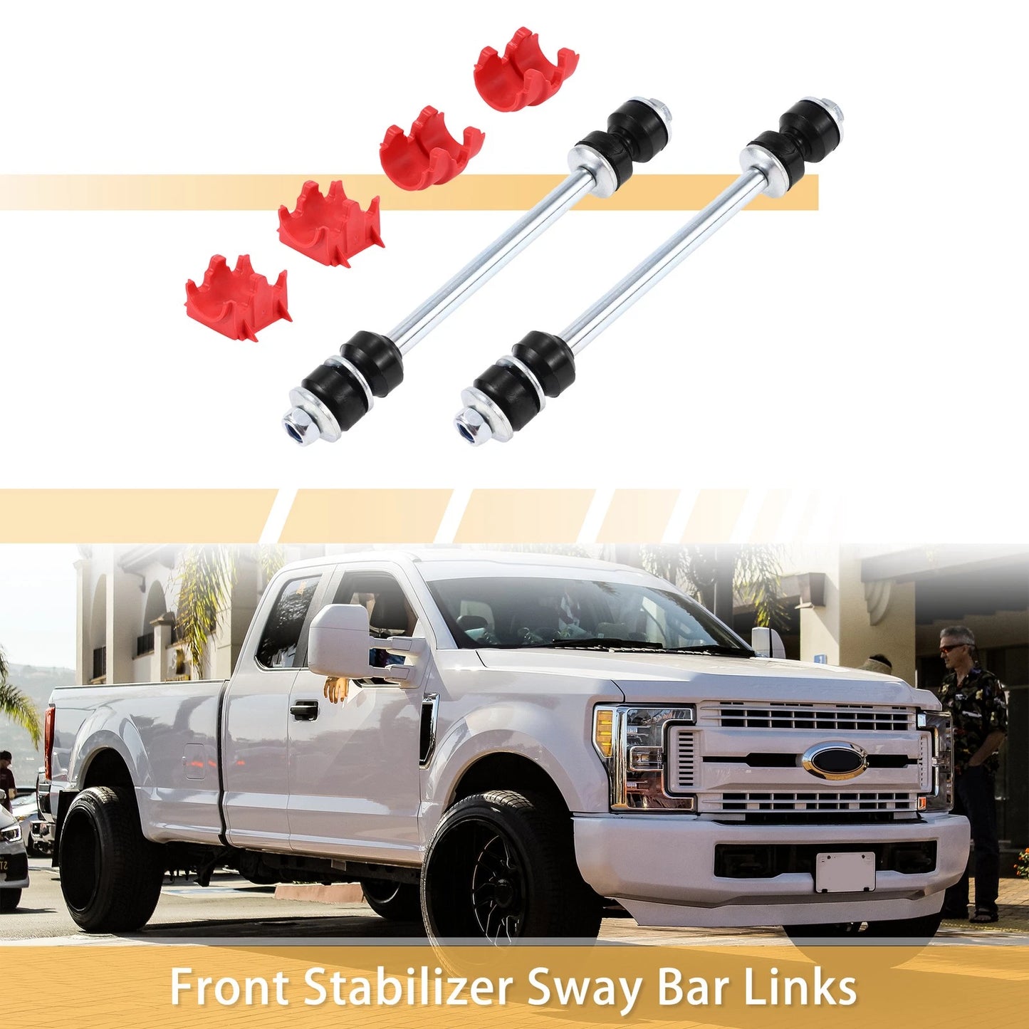 Front Stabiliser Sway Bar Link Set with Bushing for Ford Explorer (2006-2010)